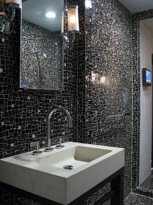 black bathroom interior design ideas 8