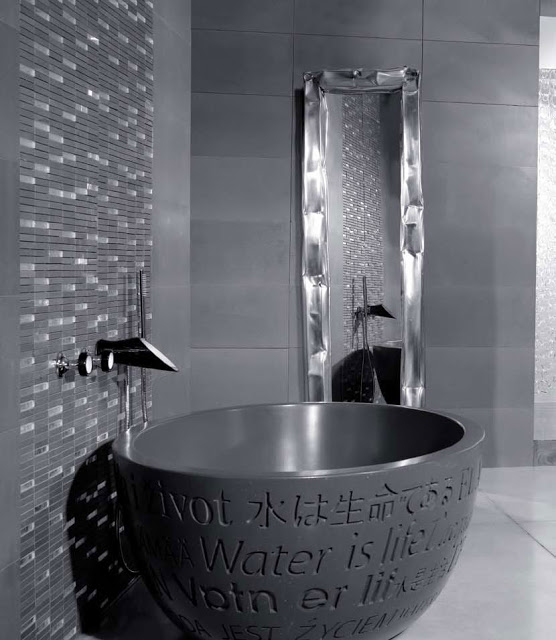 black bathroom interior design ideas