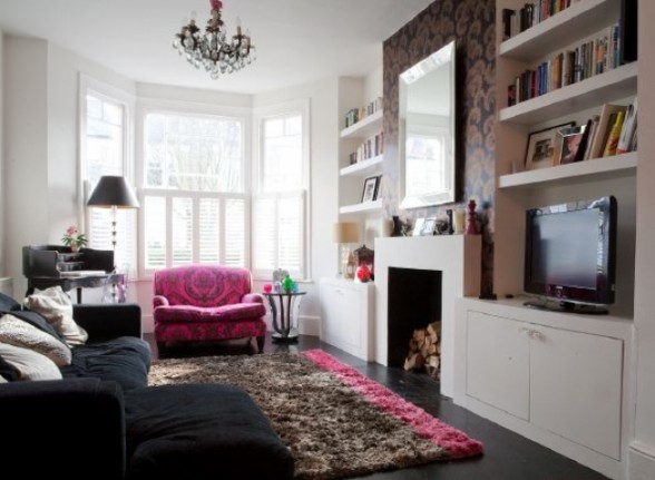 small modern victorian living room
