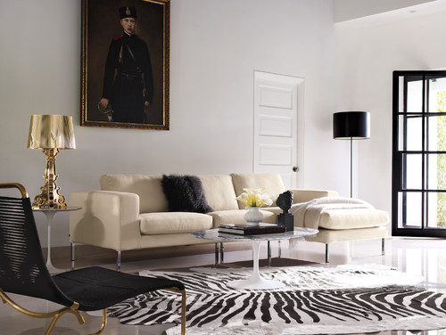 midcentury contemporary living room 