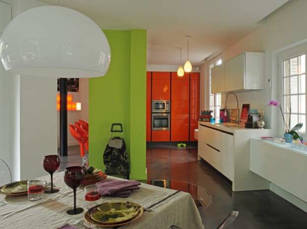 modern colorful interior design 
