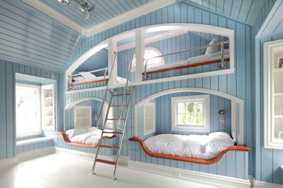 Four Kids One Room Bunk Beds  Decoholic