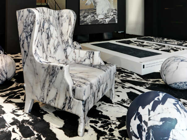Soft Marble Armchair by Maurizio Galante3