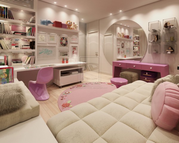 modern interior design ideas for small teenage girls room