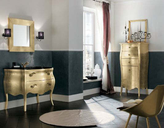 Luxury Black and Gold Bathrooms 8