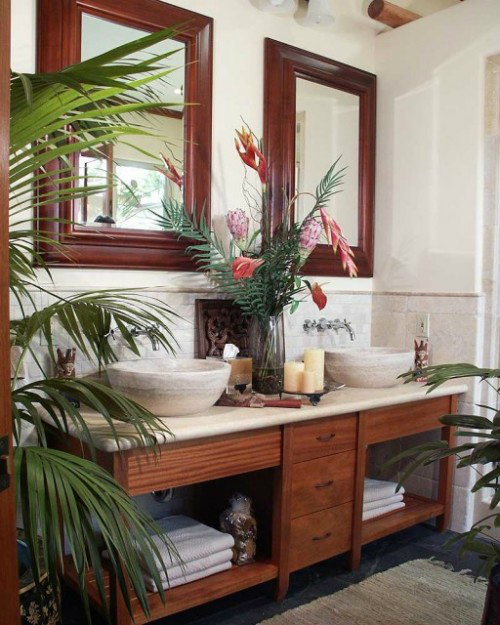 Bathroom with Plants 5