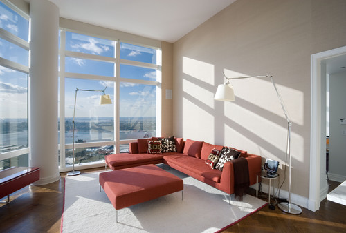 Red Living Room Interior Design Ideas 85