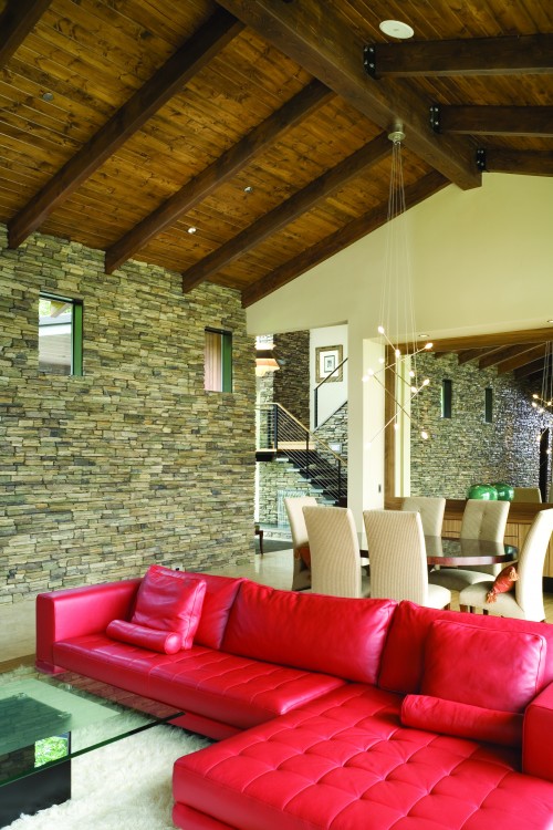 Red Living Room Interior Design Ideas 84