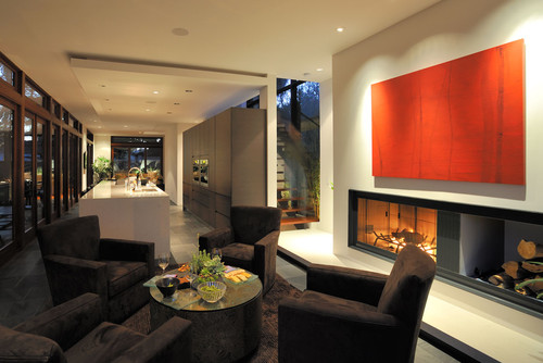 Red Living Room Interior Design Ideas 54