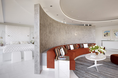Red Living Room Interior Design Ideas 48