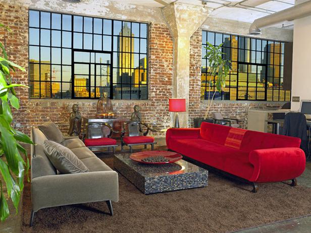 Red Living Room Interior Design Ideas 14