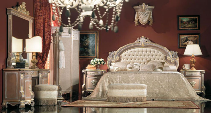 white italian luxury bedroom furniture