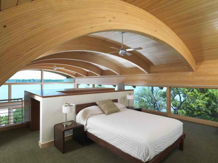 modern oak bedroom