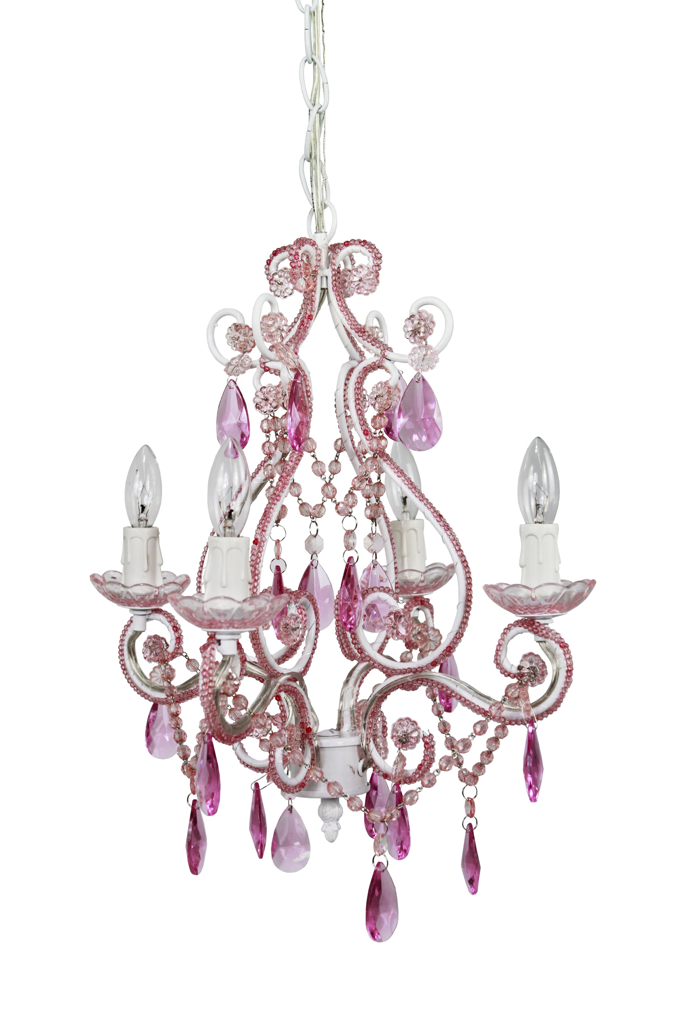 beautiful 4 bulb chandelier is the perfect finishing touch to any room ...