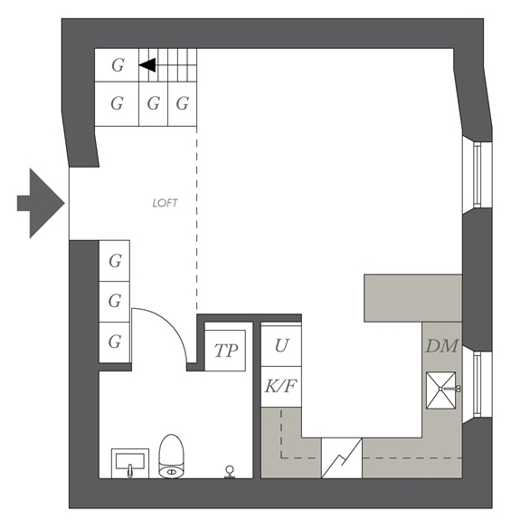 small studio apartment design