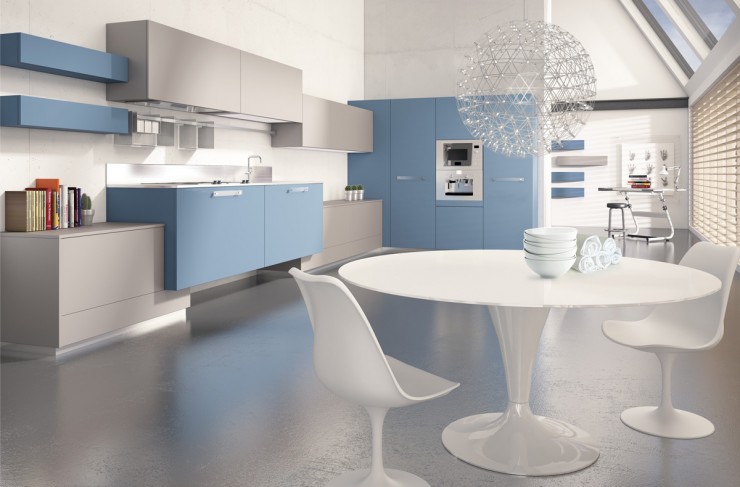 blue kitchen cabinets scic