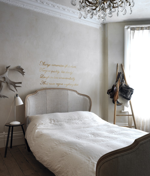grey eclectiv bedroom design