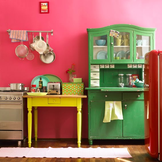 mix and much colorful kitchen