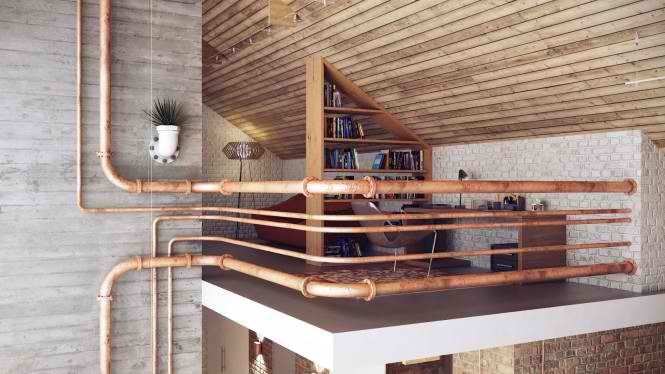 Industrial Loft 6 interior design ideas by Alexander Uglyanitsa