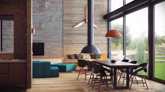 Industrial Loft 8 interior design ideas by Alexander Uglyanitsa