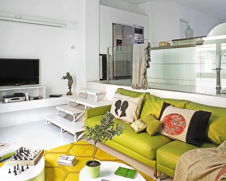 charming rreen living room design ideas