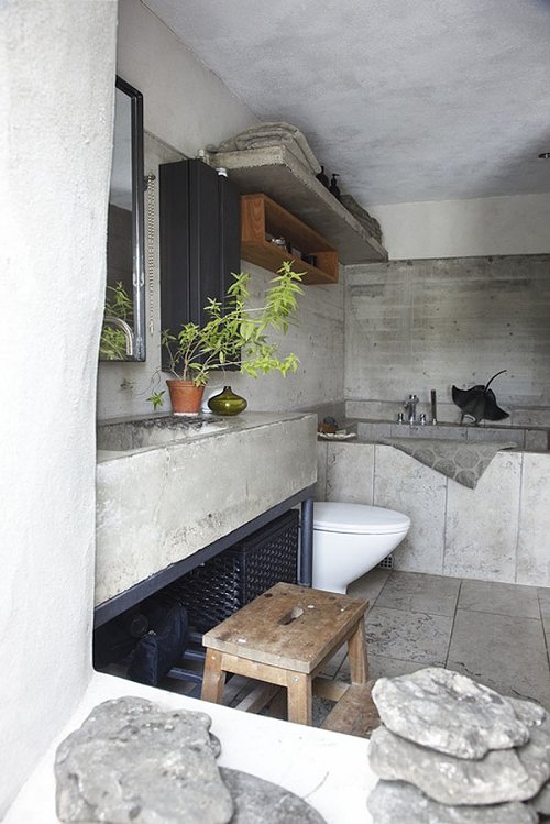 concrete bathroom 12