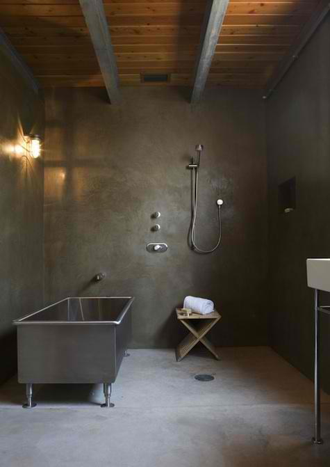 beton badkamer