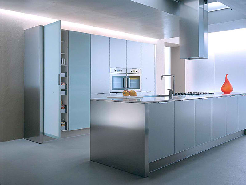 aluminium doors design for kitchen