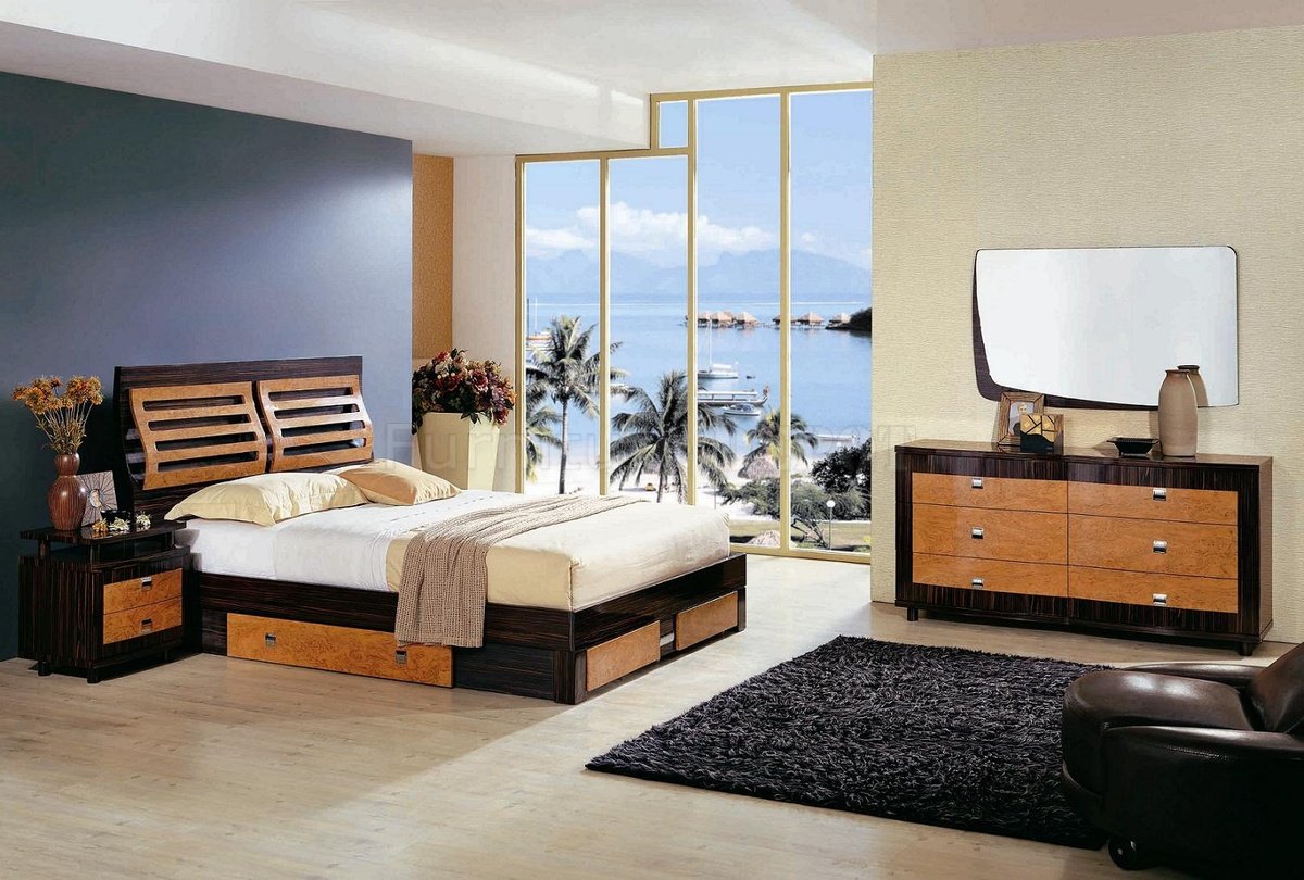 bedroom furniture contemporary storage king modern bed decoholic headboard interior side oak dresser wood light asmir marina floor sliding drawer