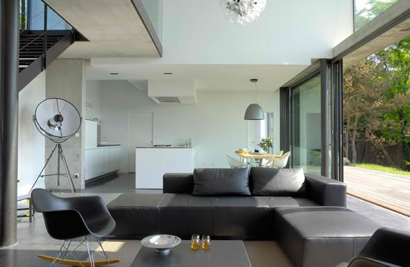 contemporary living room 7 design by  Pierre Minassia