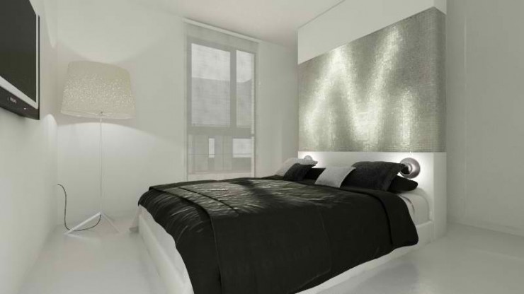 modern minimal bedroom design by sussana cots