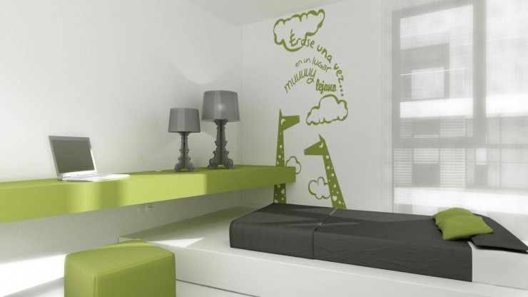 modern green kids room by sussana cots