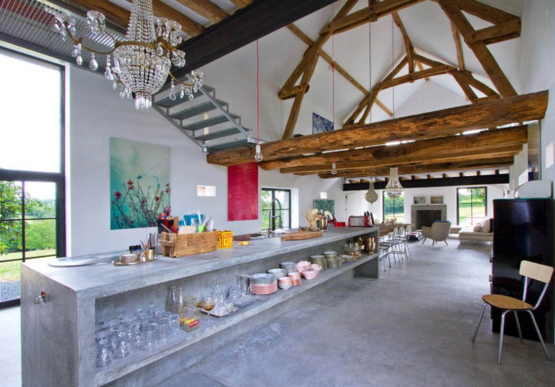 Rustic meets Modern In an Old Barn - Decoholic