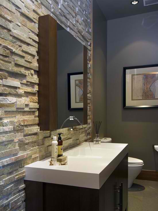 modern stone bathroom 28 design