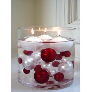 floating candle Christmas centerpieces 30