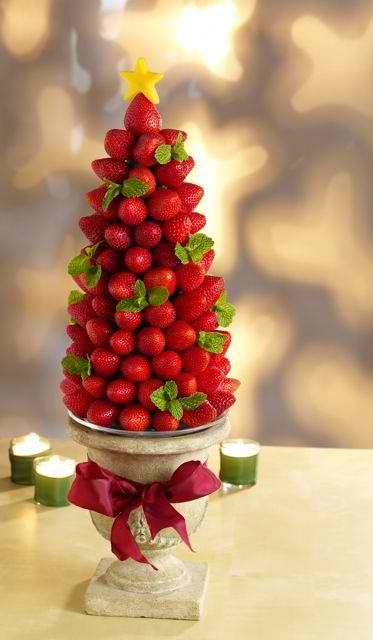 Fruits' Christmas tree Centerpieces
