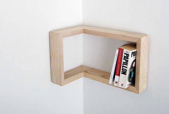 Kulma corner shelf by Martina Carpelan
