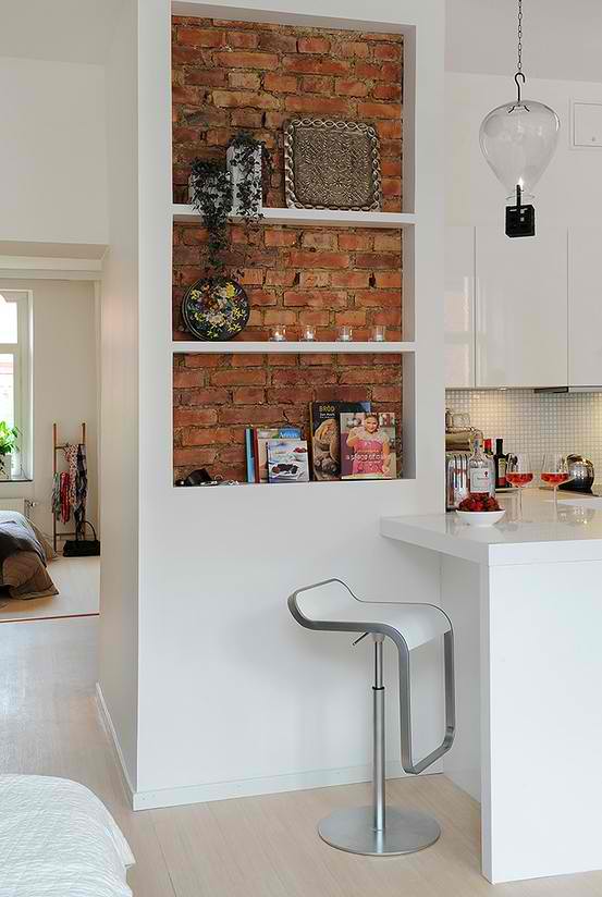 exposed brick wall kitchen design 7 ideas