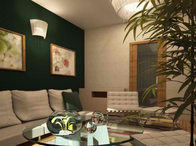 small green living room design 13