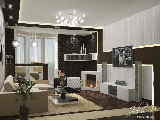 modern small living room design 16