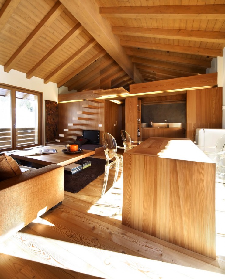Modern Wood House interior design by Studio Fanetti2