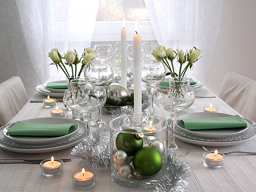 green adorable christmas table decorations 51 ideas