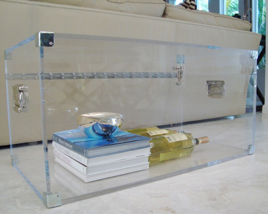 Lucite Trunk Coffee Table by Serge de Troyer2