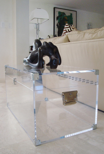 Lucite Trunk Coffee Table by Serge de Troyer3
