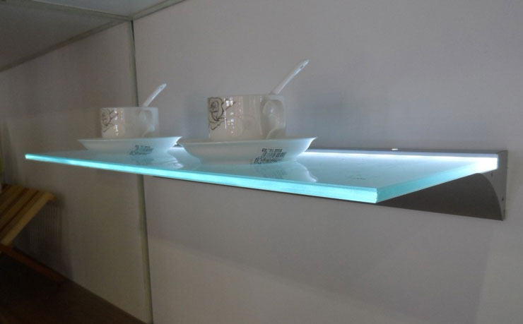 led glass floating shelf 16 decorating ideas