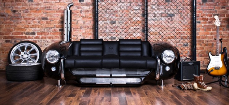 sofa by Real Car Parts 13