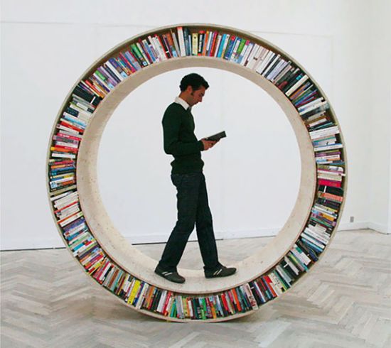 Circular Walking Bookshelf 2