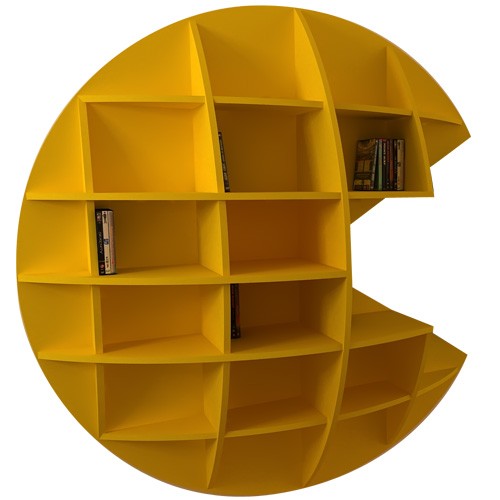 Pacman Bookshelf