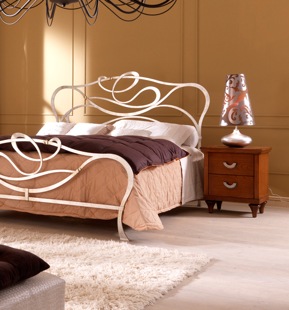 modern luxury wrought iron bedroom design