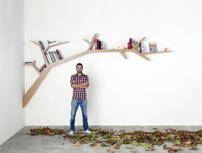 Tree Branch bookcase by Olivier Dollé